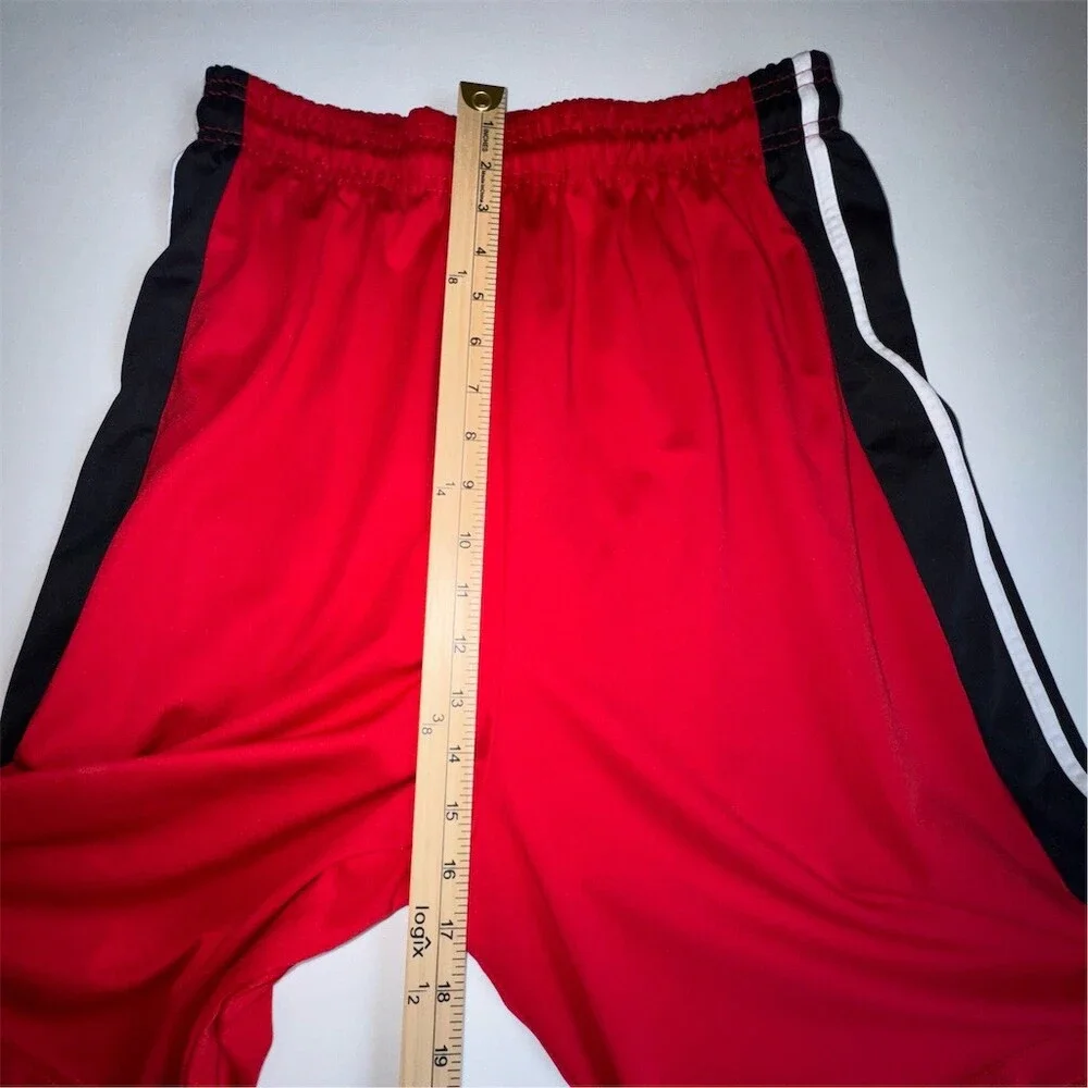 Game Gear Vintage Basketball Shorts Men's Size Large Athletic Red Stripes Y2K‎